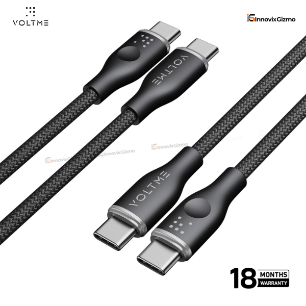 VOLTME PowerLink RUGG 60W USB-C to C Fast Charging Cable